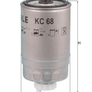 Palivový filtr KNECHT KC 68