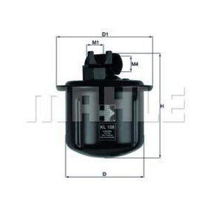 Palivový filtr KNECHT KL 108