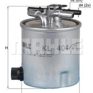 Palivový filtr KNECHT KL 404/25
