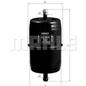 Palivový filtr KNECHT KL 558