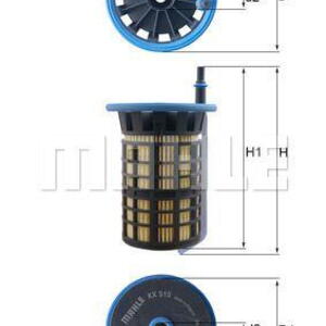 Palivový filtr KNECHT KX 515