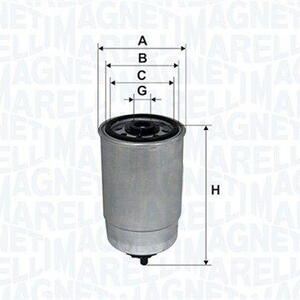 Palivový filtr MAGNETI MARELLI 71758006