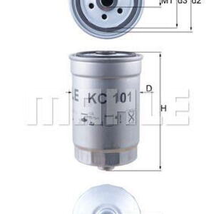 Palivový filtr MAHLE KC 101