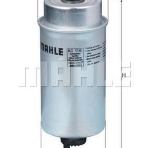 Palivový filtr MAHLE KC 116