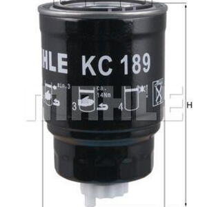Palivový filtr MAHLE KC 189