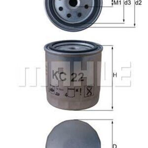 Palivový filtr MAHLE KC 22
