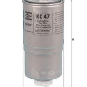 Palivový filtr MAHLE KC 47