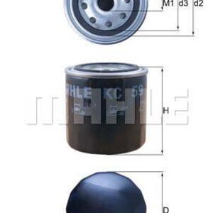 Palivový filtr MAHLE KC 59