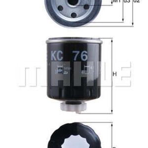 Palivový filtr MAHLE KC 76