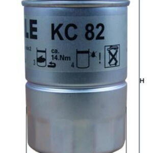 Palivový filtr MAHLE KC 82D