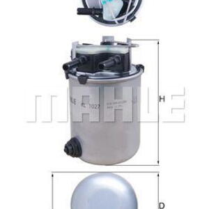Palivový filtr MAHLE KL 1027