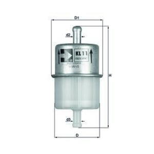 Palivový filtr MAHLE KL 11 OF