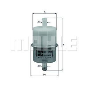 Palivový filtr MAHLE KL 150 OF