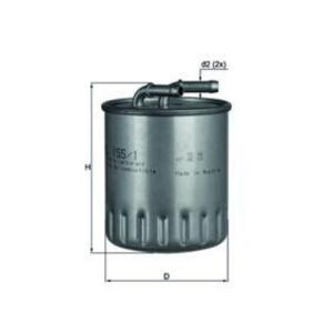 Palivový filtr MAHLE KL 155/1