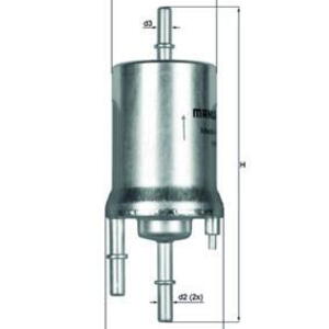 Palivový filtr MAHLE KL 156/1