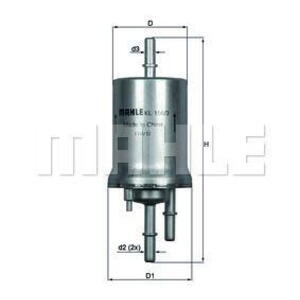 Palivový filtr MAHLE KL 156/3