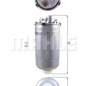 Palivový filtr MAHLE KL 157/1D