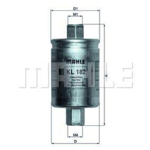 Palivový filtr MAHLE KL 182