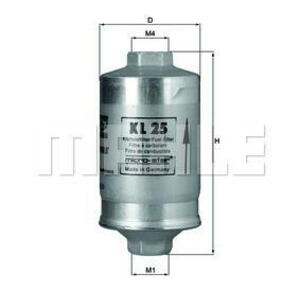 Palivový filtr MAHLE KL 25