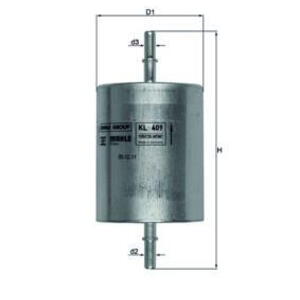 Palivový filtr MAHLE KL 409