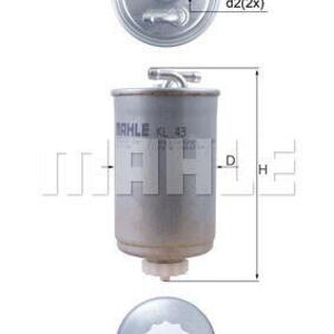 Palivový filtr MAHLE KL 43
