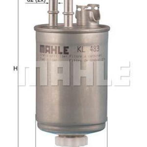 Palivový filtr MAHLE KL 483