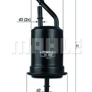 Palivový filtr MAHLE KL 488