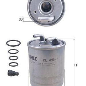 Palivový filtr MAHLE KL 490/1D