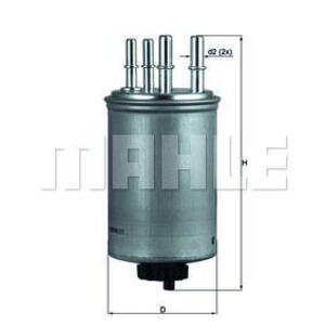 Palivový filtr MAHLE KL 506