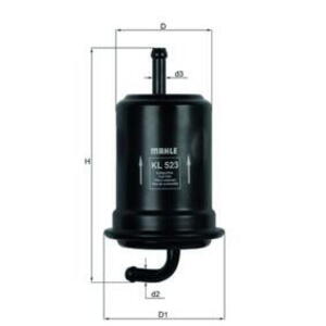 Palivový filtr MAHLE KL 523