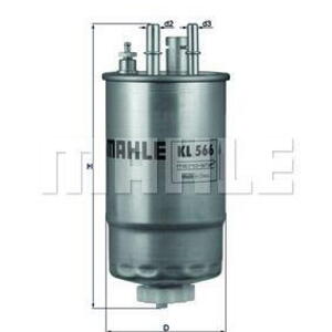 Palivový filtr MAHLE KL 566