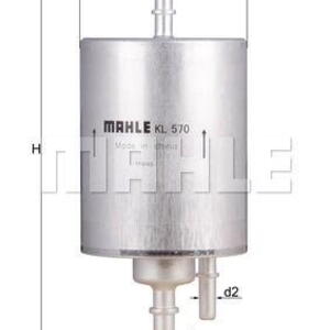 Palivový filtr MAHLE KL 570