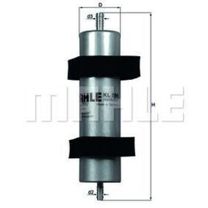Palivový filtr MAHLE KL 596