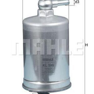 Palivový filtr MAHLE KL 599
