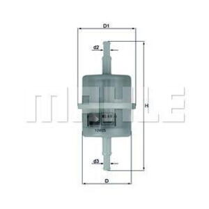 Palivový filtr MAHLE KL 63 OF