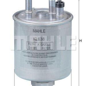 Palivový filtr MAHLE KL 638