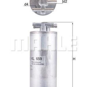 Palivový filtr MAHLE KL 659