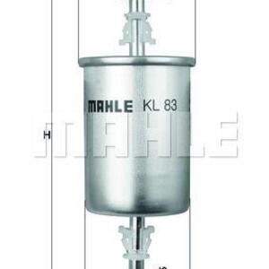 Palivový filtr MAHLE KL 83