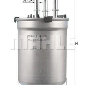 Palivový filtr MAHLE KL 838