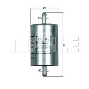 Palivový filtr MAHLE KL 86