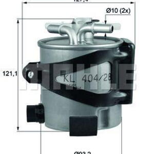 Palivový filtr MAHLE KLH 44/25