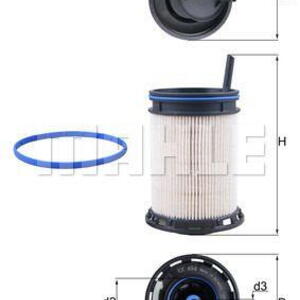 Palivový filtr MAHLE KX 494D