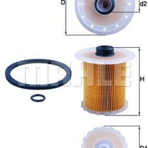 Palivový filtr MAHLE KX 81D