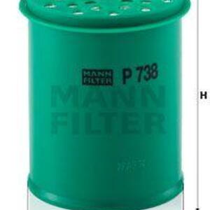 Palivový filtr MANN-FILTER P 738 x