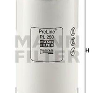 Palivový filtr MANN-FILTER PL 250