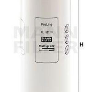 Palivový filtr MANN-FILTER PL 601/3 PL 601/3