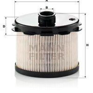 Palivový filtr MANN-FILTER PU 1021 x