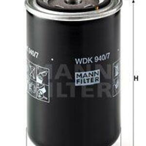 Palivový filtr MANN-FILTER WDK 940/7
