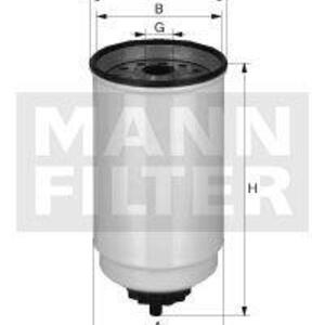 Palivový filtr MANN-FILTER WK 10 017 x