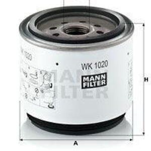 Palivový filtr MANN-FILTER WK 1020 x WK 1020 x